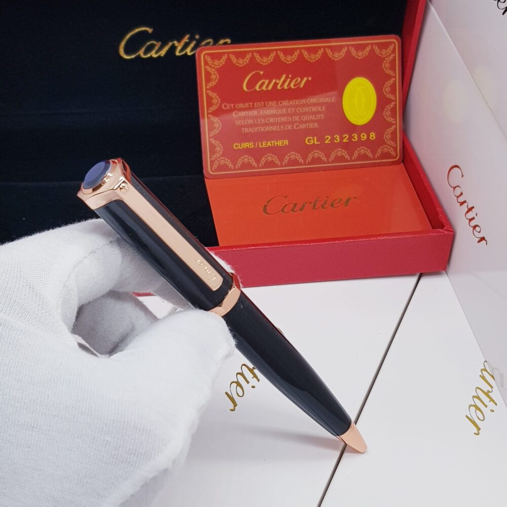 Cartier Santos-Dumont Black Composite Rose Gold